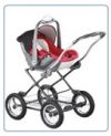 Автокресло - автолюлька для новорожденных детей фирмы Roan Роан, модель Millo Милло
